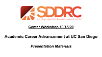 SDDRC workshop-2020-10-15 presentation cover
